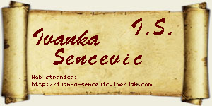 Ivanka Šenčević vizit kartica